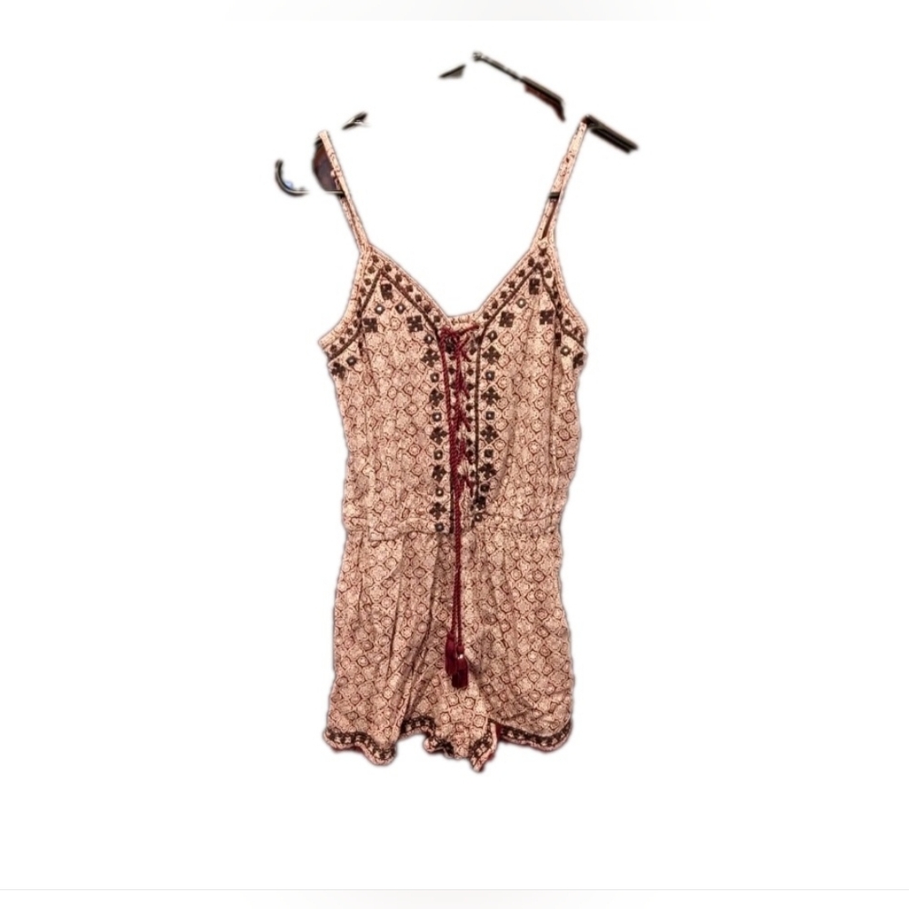American Eagle Bohemian Festival Sleeveless One Piece Romper Size XS Hippie